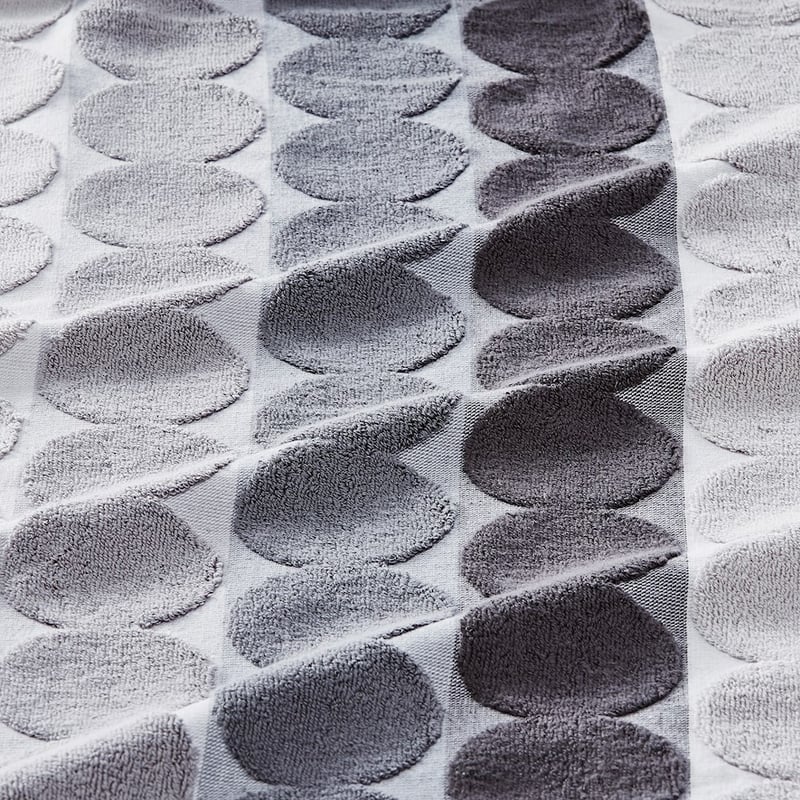 Arena Greys Multi Geo Stripe Towel Range 