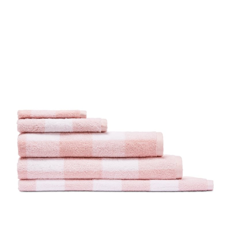 Gingham Blush Towel Range