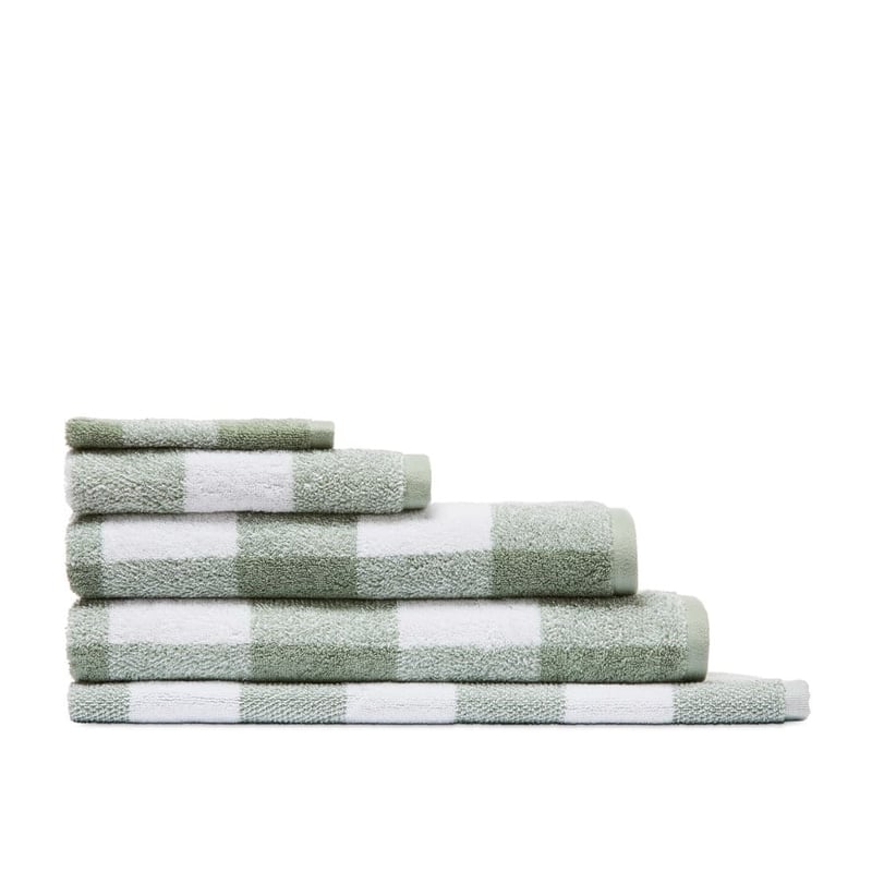 Gingham Eucalyptus Towel Range  