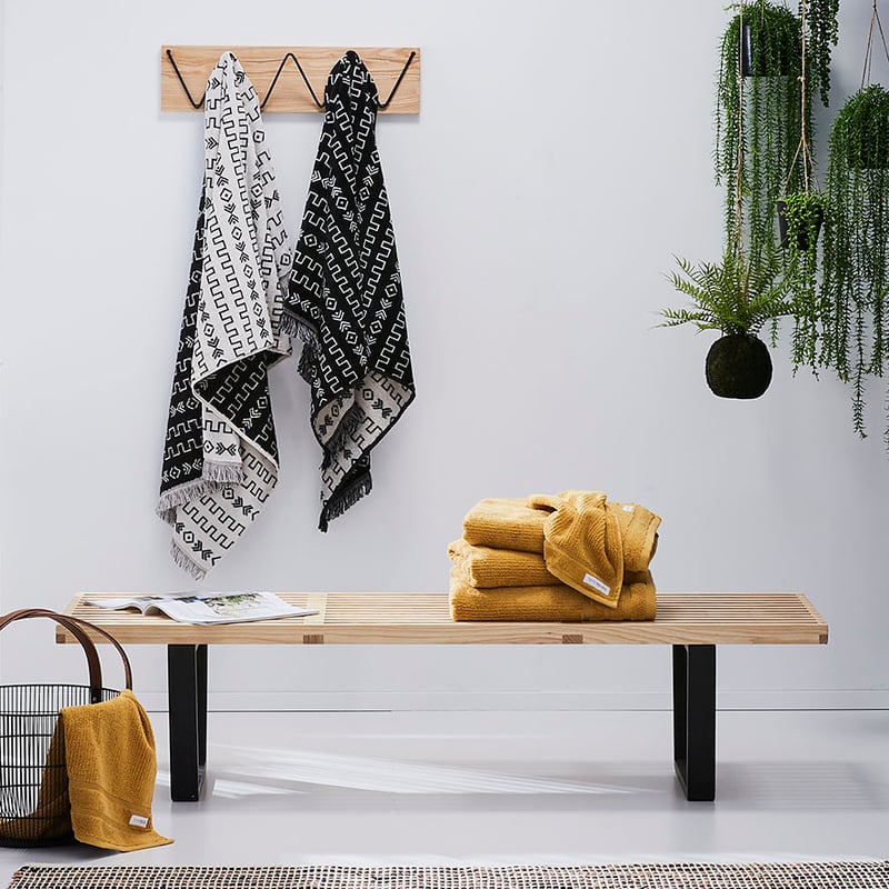Flinders Mustard Towel Range