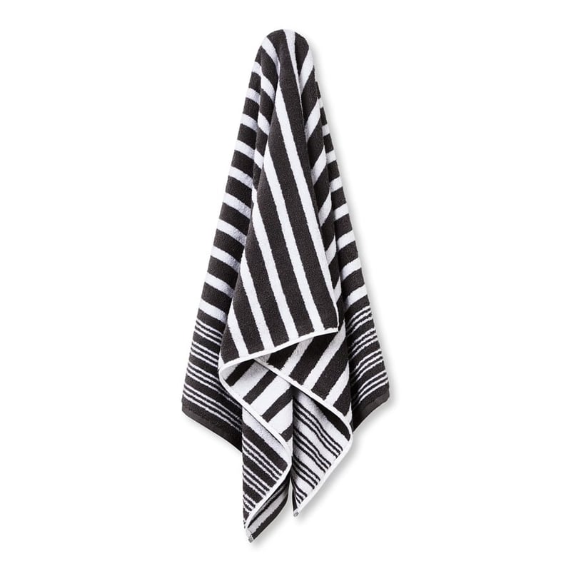 Flinders Stripe Coal Towel Range
