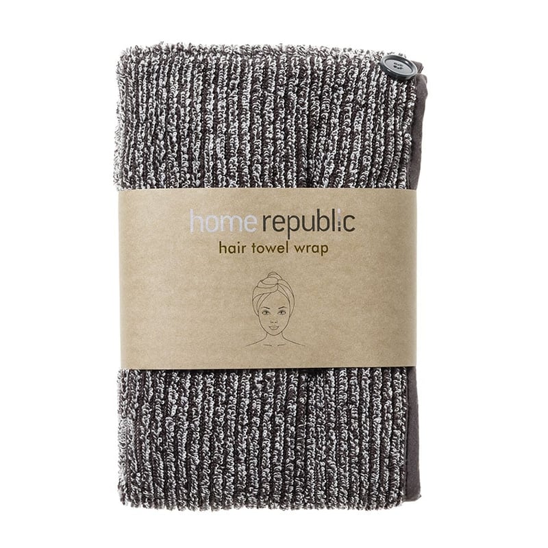 Hair Towel Wrap Graphite Marle 