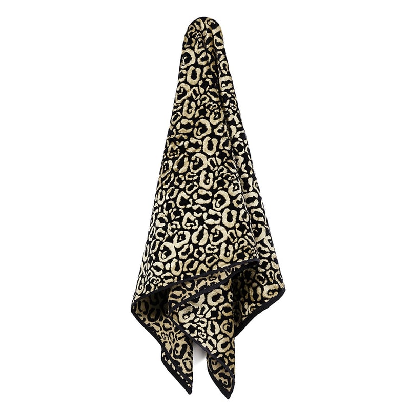 Leopard Textured Gold Towel 