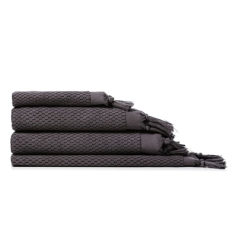 European Seville Coal Bobble Towel