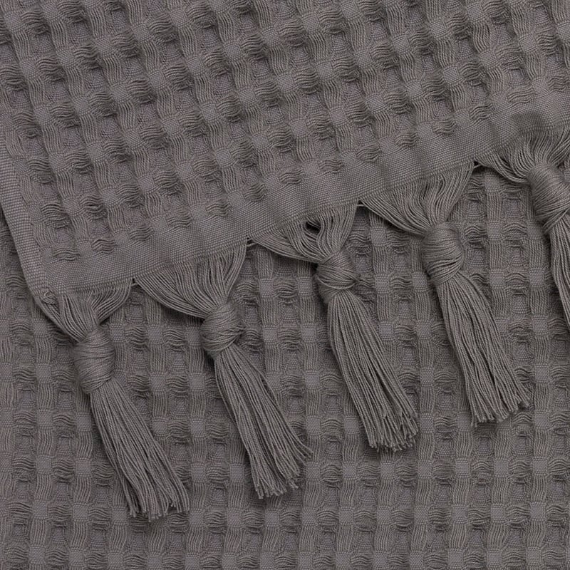 Waffle Hand Towel Pack Coal