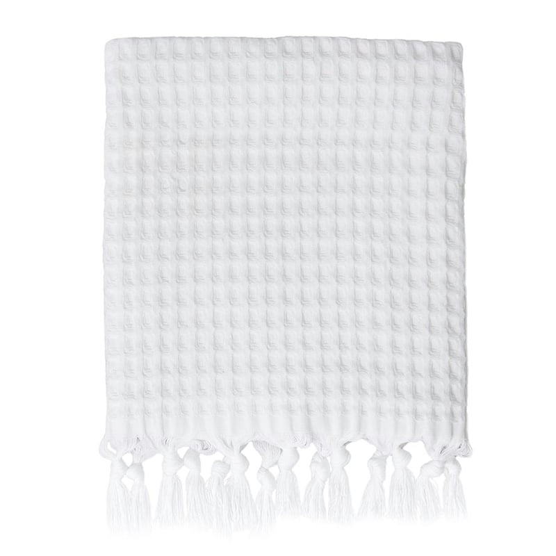 Waffle Hand Towel Pack White
