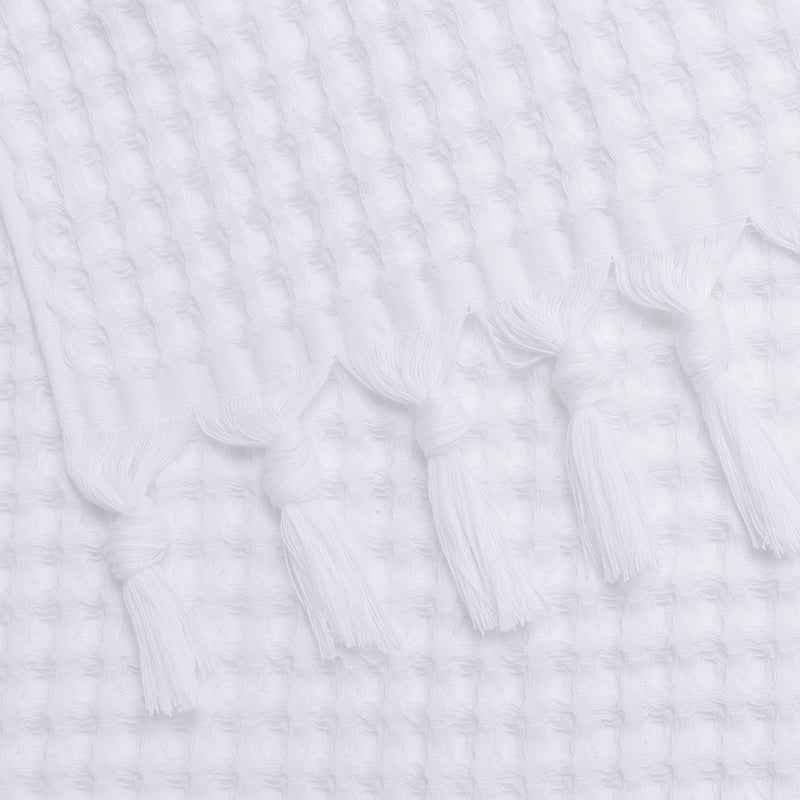 Waffle Hand Towel Pack White