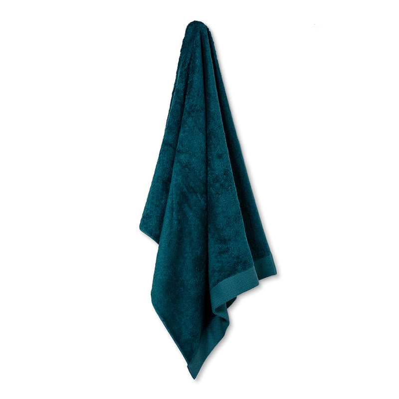 Navara Deep Green Solid Bamboo Cotton Towel Range