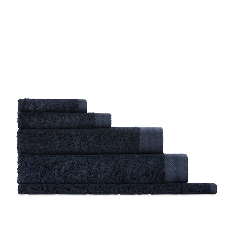 Navara Royal Blue Solid Bamboo Cotton Towel Range