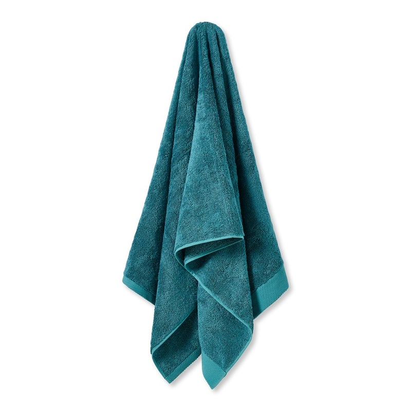 Navara Teal Solid Bamboo Cotton Towel Range