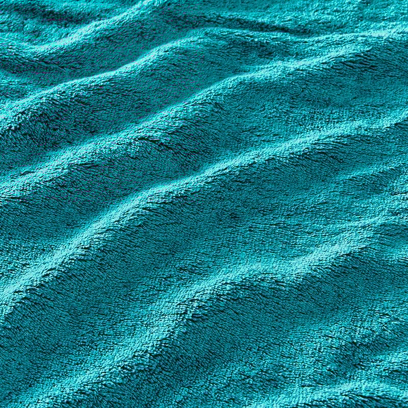Navara Teal Solid Bamboo Cotton Towel Range