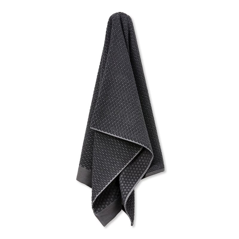 Navara Coal Textured Bamboo Cotton Towel Range