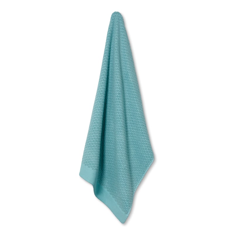 Navara Sea Green Textured Bamboo Cotton Towel Range