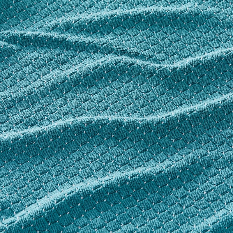 Navara Teal Textured Bamboo Cotton Towel Range