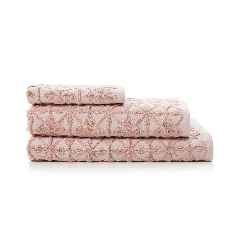 Marrakesh Textured Dusty Pink Towels