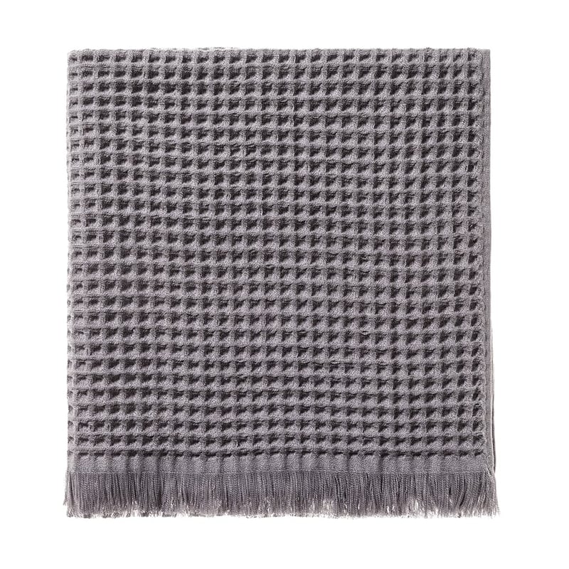 European Turkish Cotton Waffle Towels Silver Marle