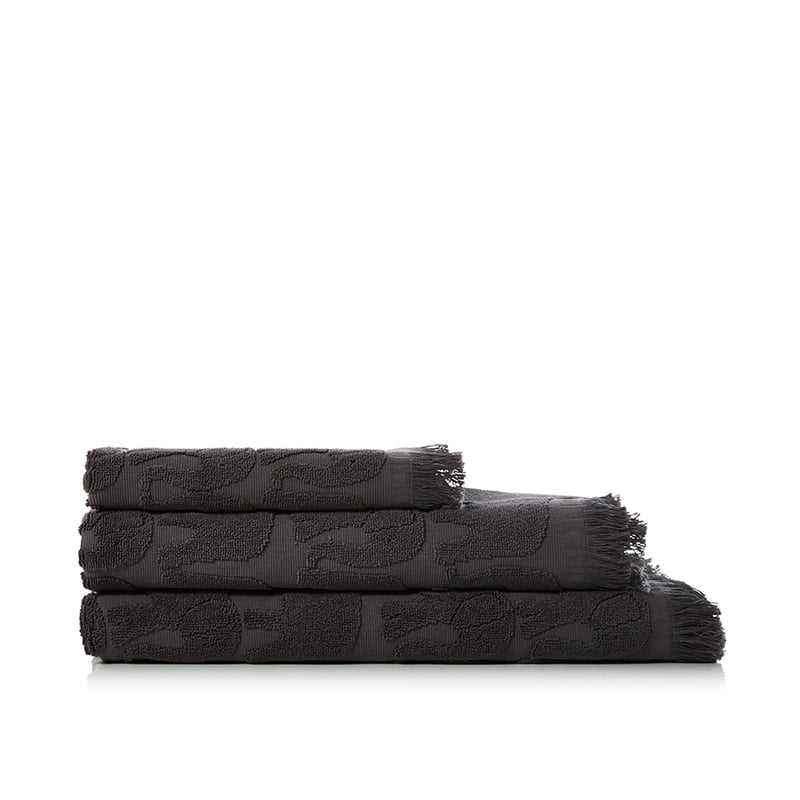 Taj Textured Towels Coal