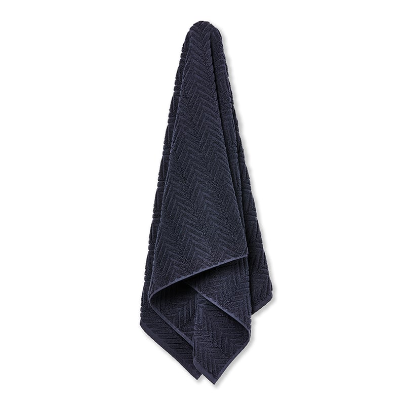 Mimosa Navy Textured Towel Range