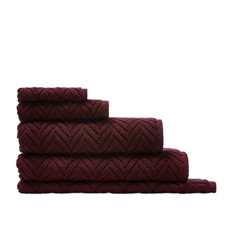 Mimosa Plum Textured Towel Range