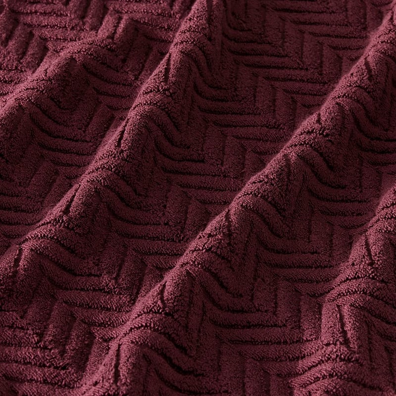 Mimosa Plum Textured Towel Range