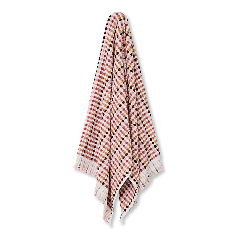European Kadikoy Pink Multi Turkish Cotton Towel Range