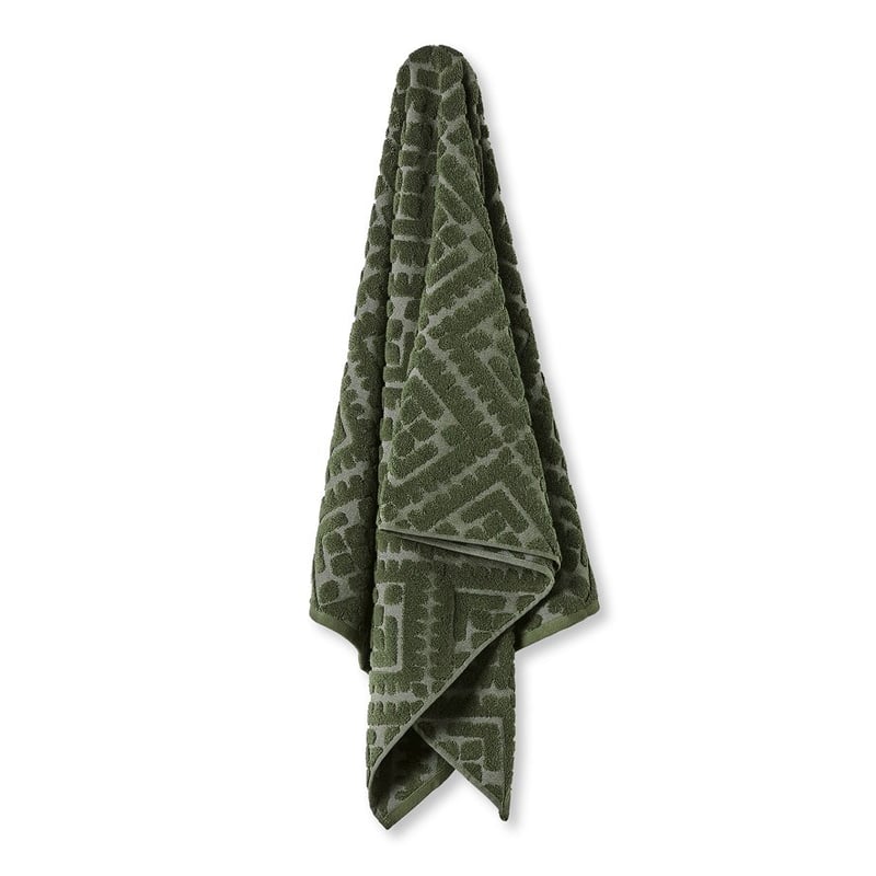 Florence Textured Olive Towel Range  