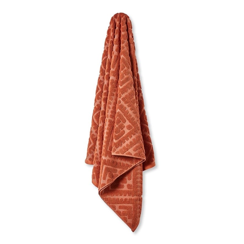 Florence Textured Terracotta Towel Range  