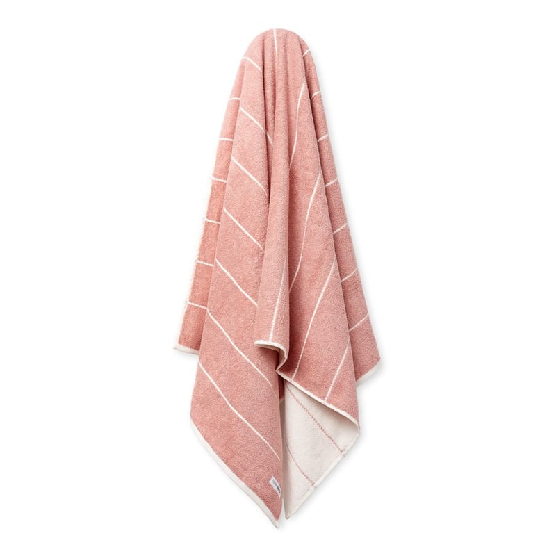 Kingston Linen Blend Primrose Stripe Bath Towels