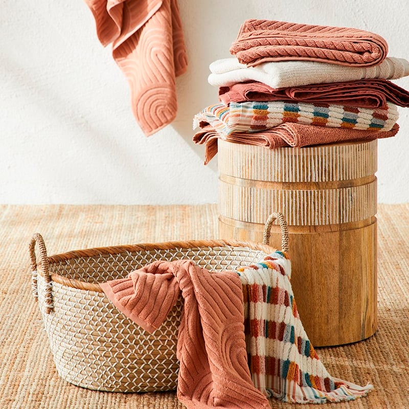 Archie Earth Marle Towel Range 