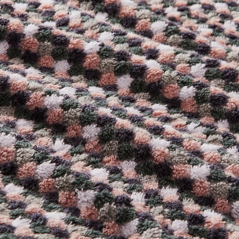 European Francis Turkish Cotton Towel Range Bath Towel Seagrass Multi 