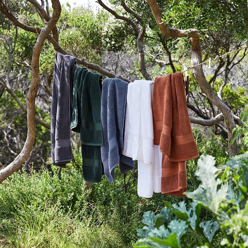 Mark Tuckey Organic Cotton Deep Forest Towel Range 