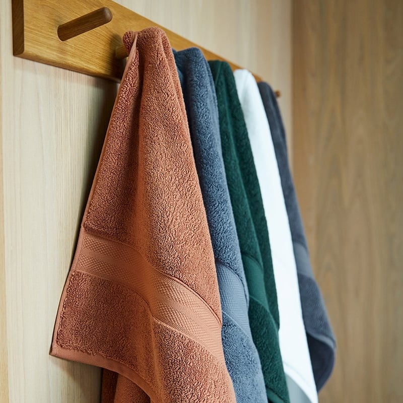 Mark Tuckey Organic Cotton Deep Forest Towel Range 
