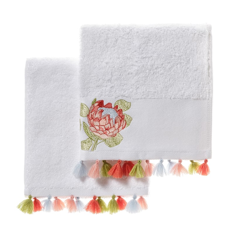 Embroidered Hand Towels 2 Pack Australiana