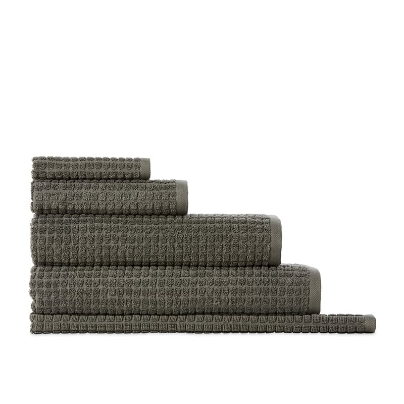 Eco Absorbent Bobble Towels  Soft Khaki Hand Towel