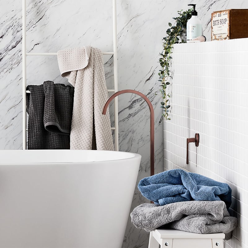 Eco Absorbent Solid Towels Rose Mist