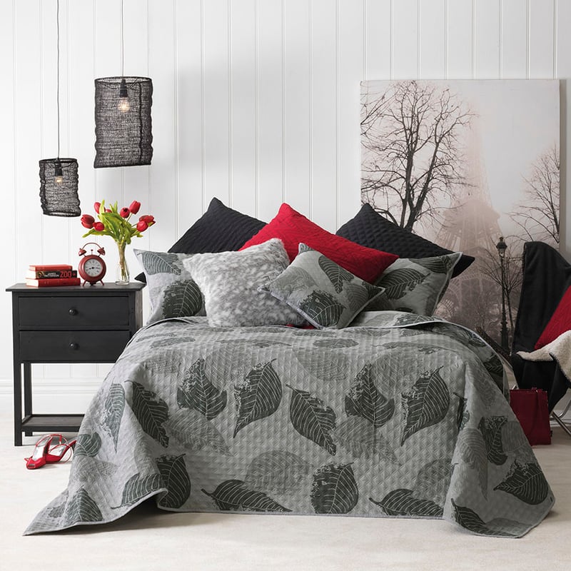 Terika Bedspread Set Grey