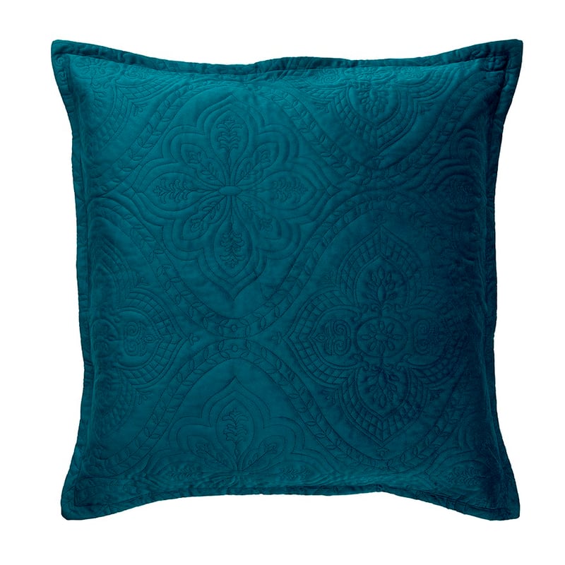 Dynasty Coverlet Set Euro P/Case Teal Each