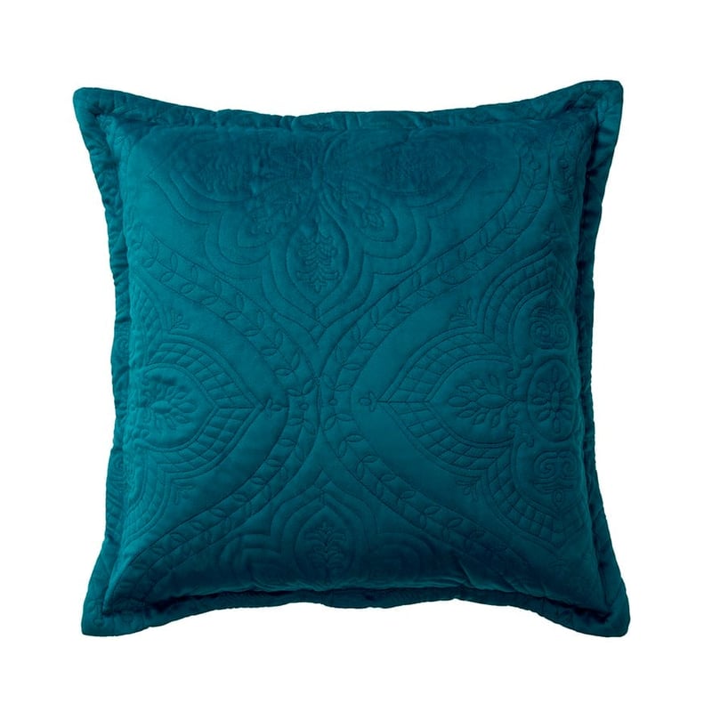 Dynasty Coverlet Set Euro P/Case Teal Each