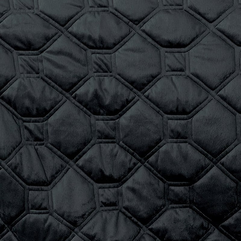 Yaxley Coverlet Set Euro P/Case Charcoal Each