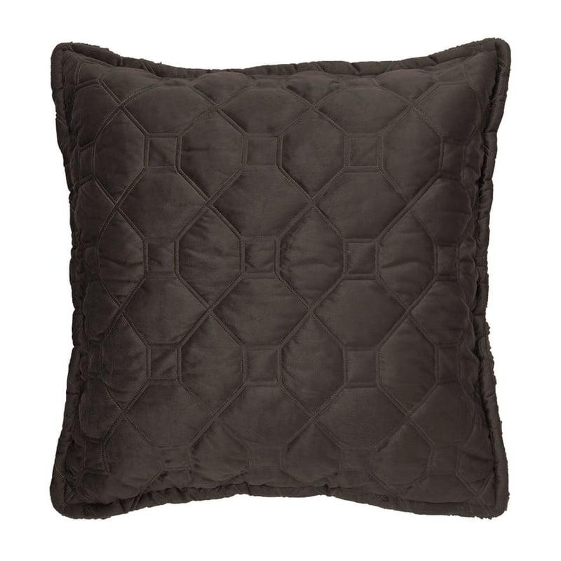 Yaxley Coverlet Set Euro P/Case Charcoal Each