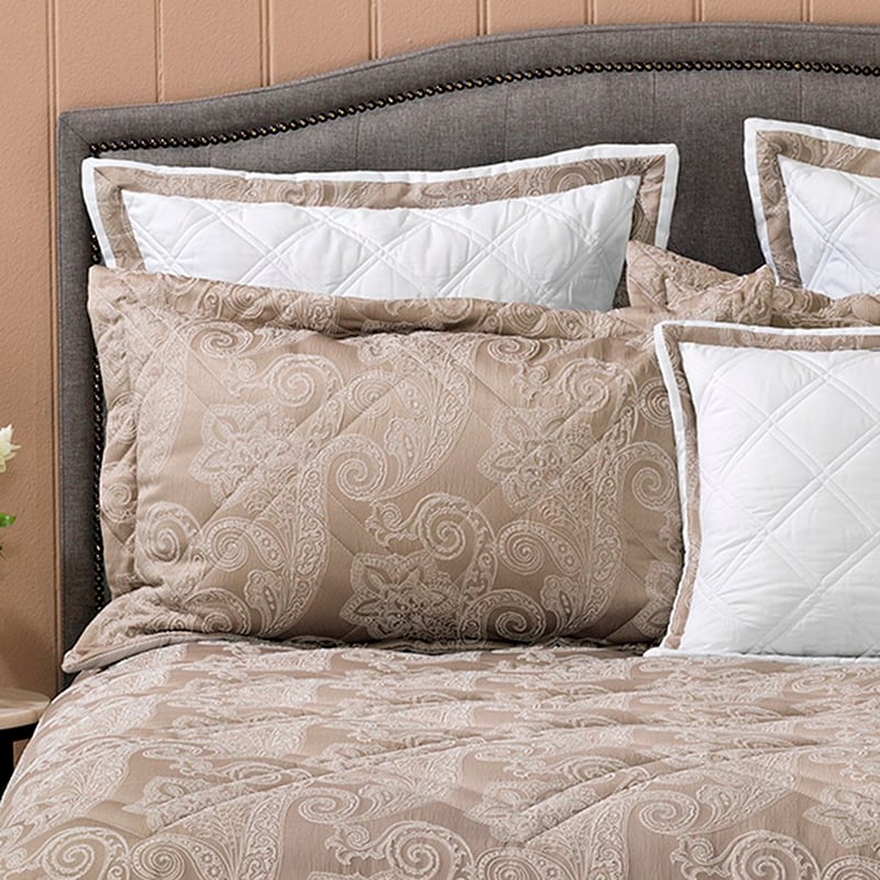 Dresden Taupe Comforter Set + Accessories