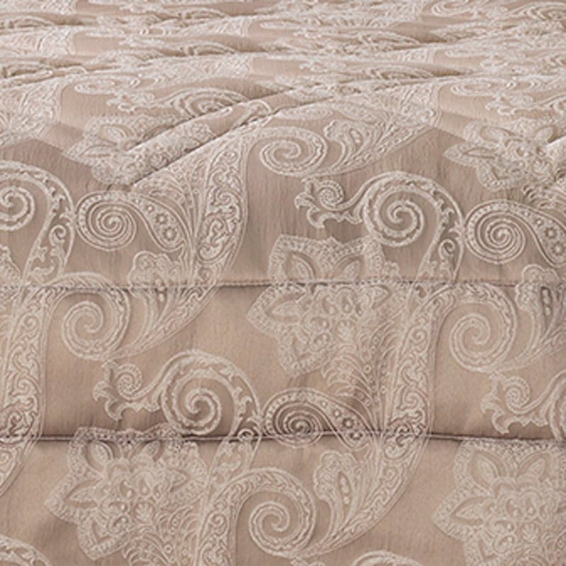 Dresden Taupe Comforter Set + Accessories