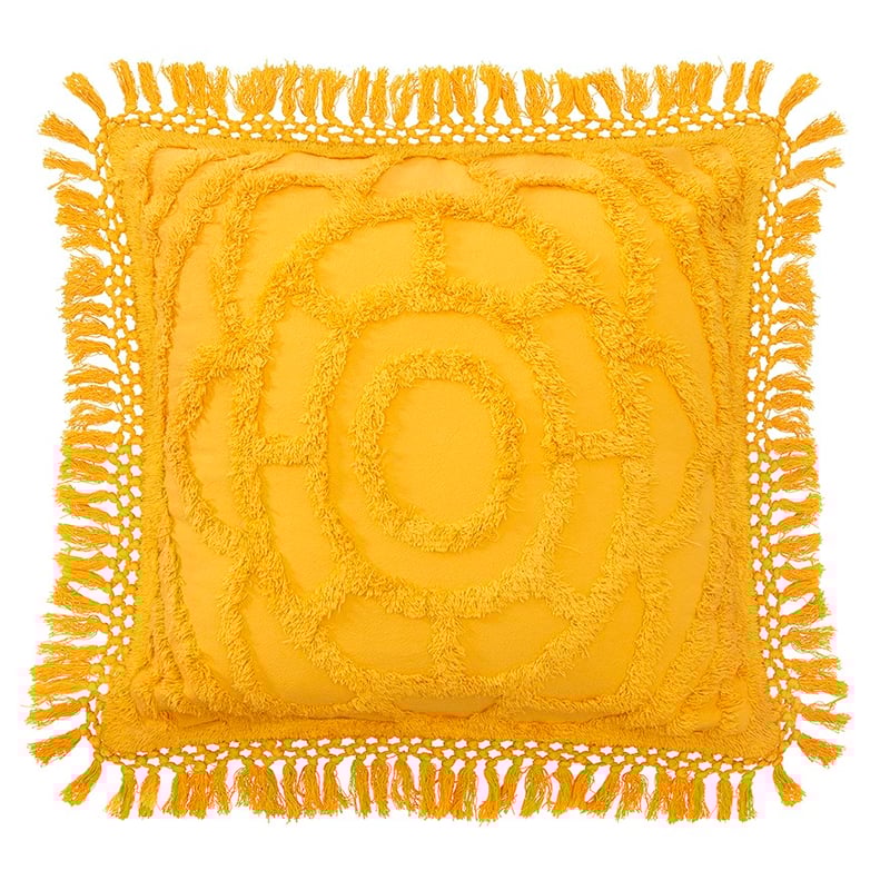 Santorini Bedspread Set Euro P/Case Mustard Each