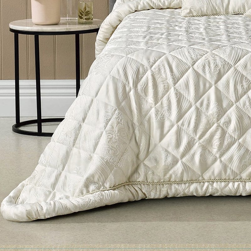 Arabella Bedspread DB Ivory Bedspread