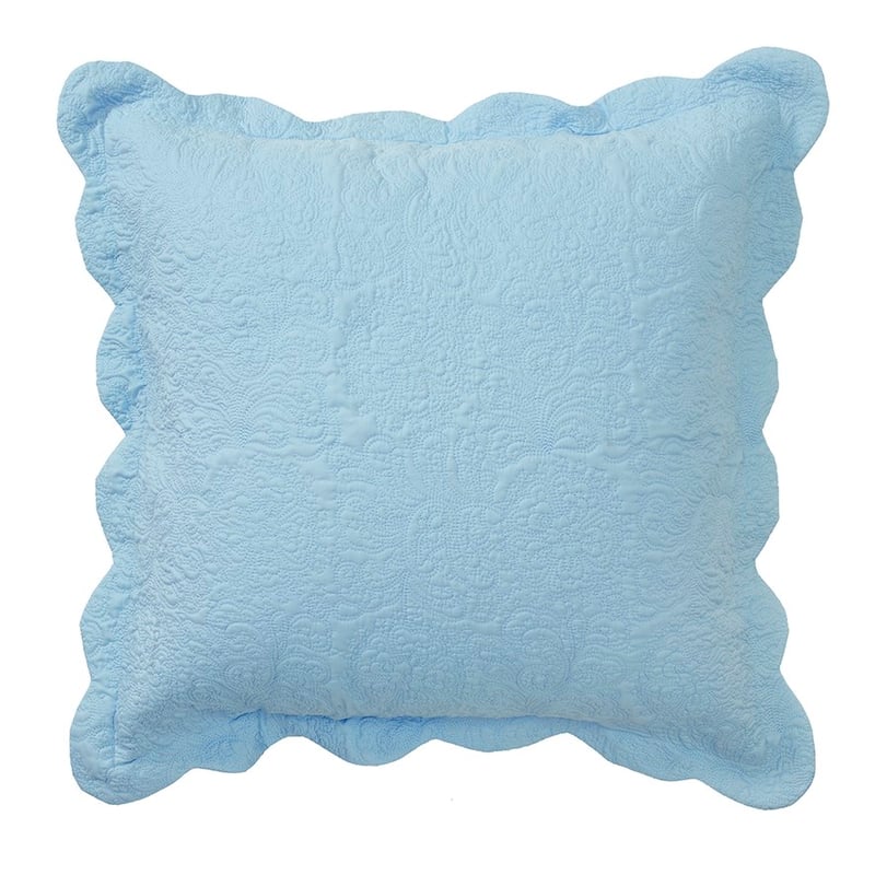 Hampton Bedspread Set Euro P/Case Provincial Blue Each