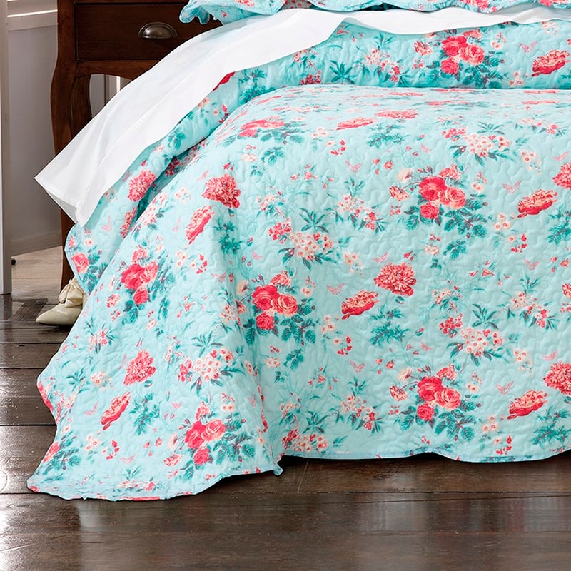 Serenity Bedspread Set SB Duck Egg Bedspread Set