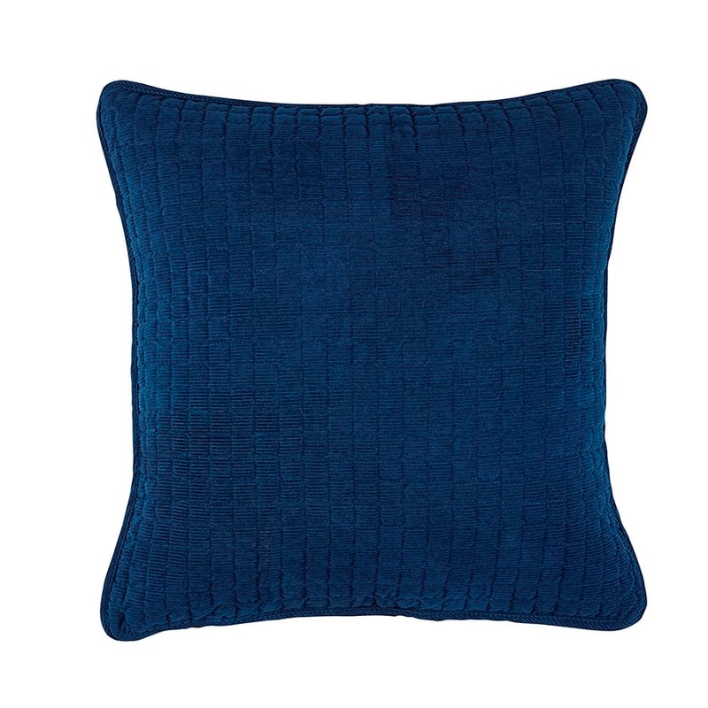Turin Coverlet Euro P/Case Indigo Each