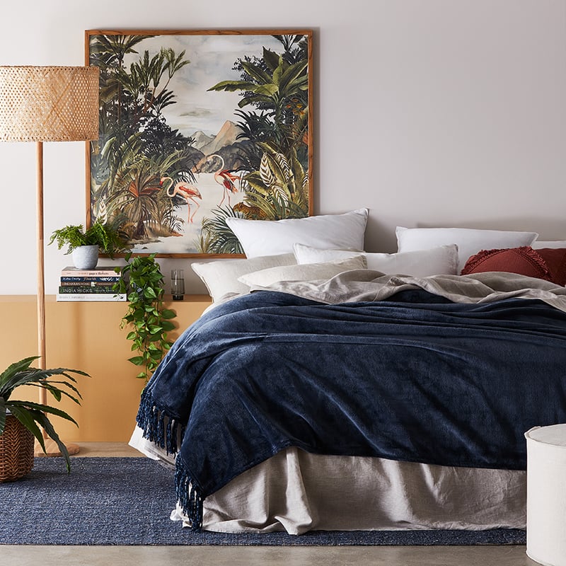 Supersoft Indigo Blanket