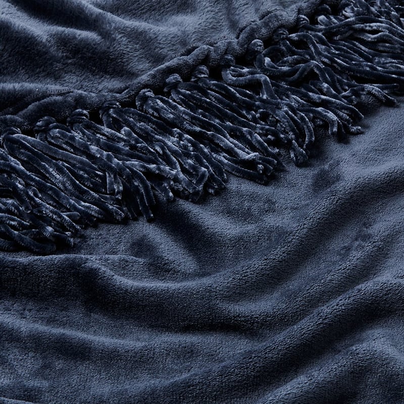 Supersoft Indigo Blanket
