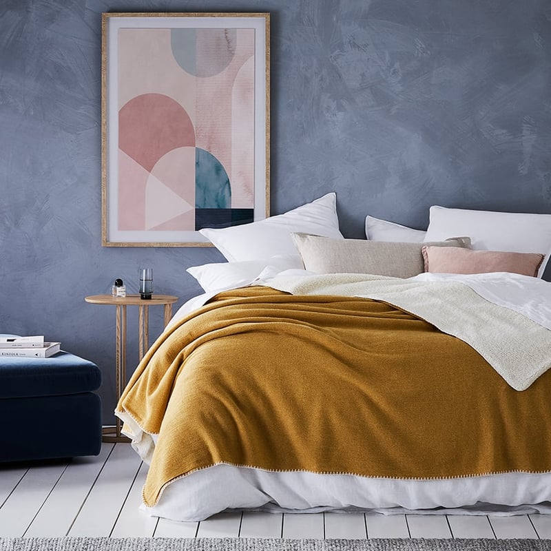 Spencer Mustard Blanket